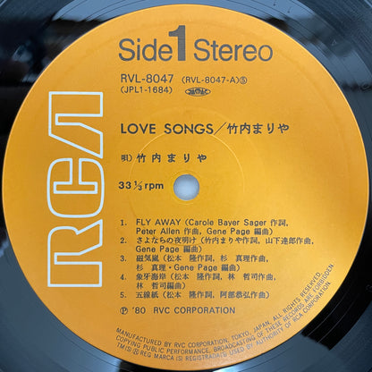 Mariya Takeuchi Love Songs RVL-8047