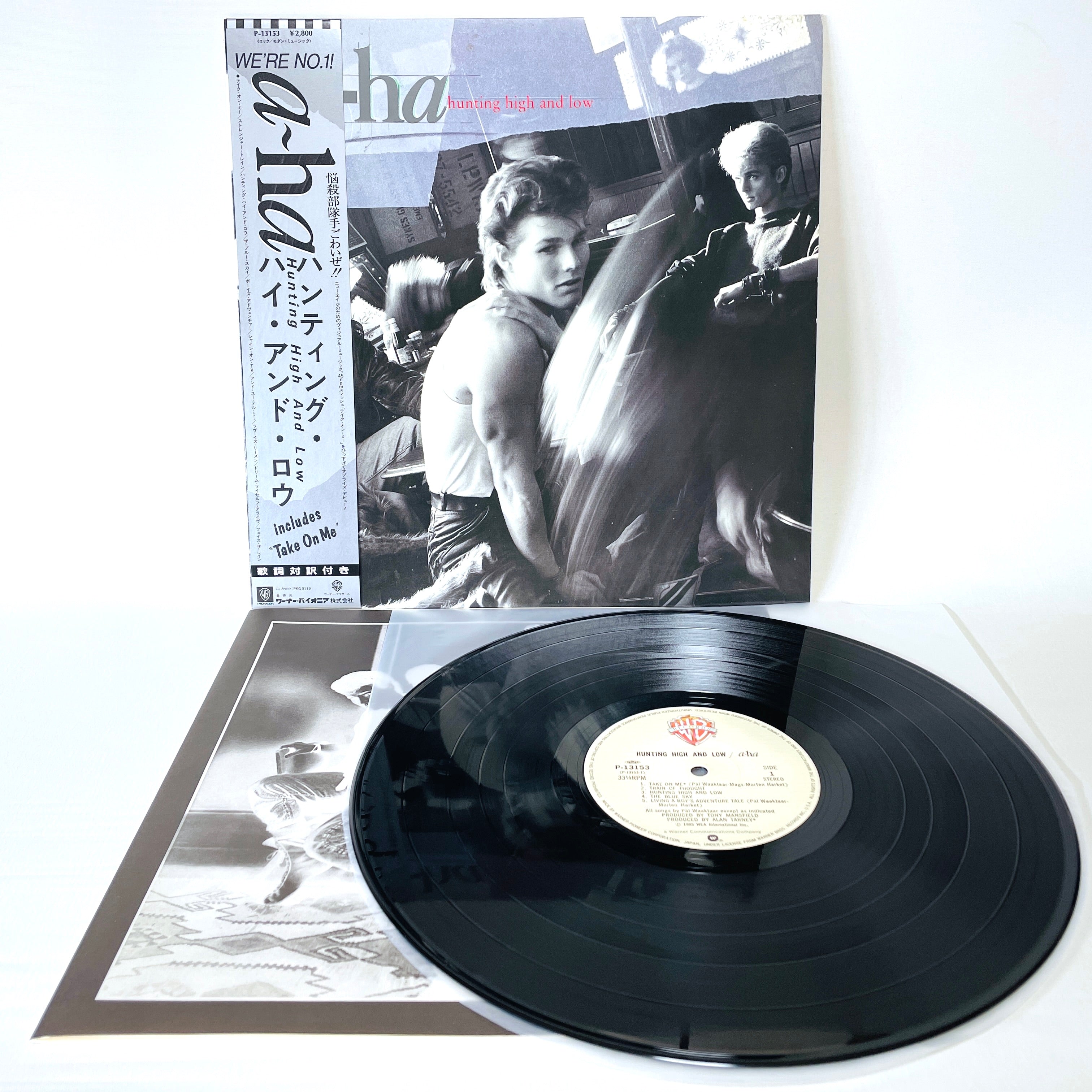 a-ha Hunting High And Low Warner P-13153 OBI – Portal Records